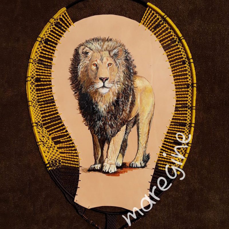 maregine_Löwe_ schwMähne_makramee